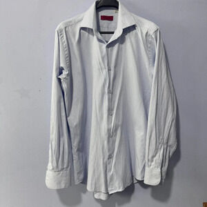 Strauss‎ light blue mens shirt size large -  16